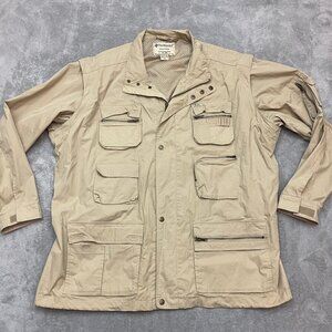 Weekend Traveler Coat  Mens 2XL Beige Adventure Series Convertible